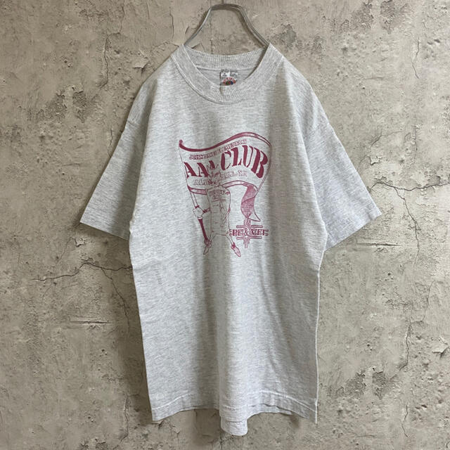 90s フルーツ USA製 厚手 Tシャツ 半袖 バックプリント  霜降り