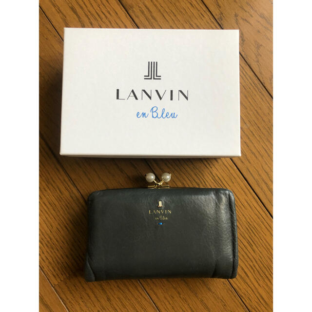 LANVIN en Bleu(ランバンオンブルー)の【sasagu様専用】LANVIN 財布　がま口 レディースのファッション小物(財布)の商品写真