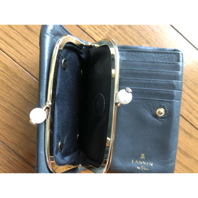 LANVIN en Bleu(ランバンオンブルー)の【sasagu様専用】LANVIN 財布　がま口 レディースのファッション小物(財布)の商品写真