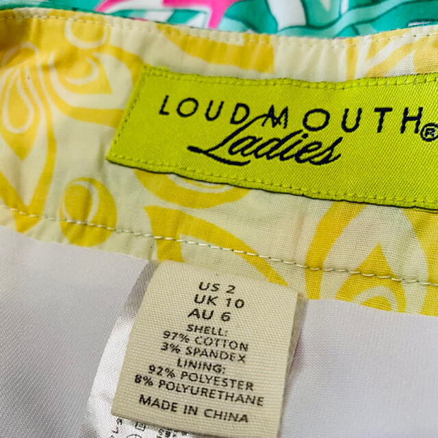 Loudmouth(ラウドマウス)のloudmouth⛳️ラウドマウス🐬インナー付きスカート スポーツ/アウトドアのゴルフ(ウエア)の商品写真
