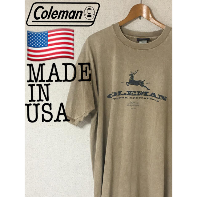 希少 ヴィンテージ  コールマン  Coleman ベージュ MADEINUSA