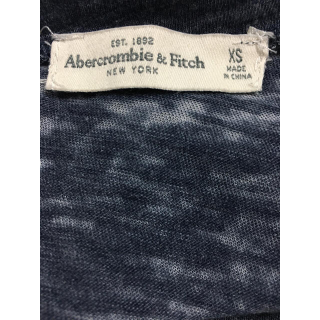 Abercrombie&Fitch(アバクロンビーアンドフィッチ)のアバクロ　ダメージ　ダメージ加工　寅　虎　タイガー　グレー　灰色 メンズのトップス(Tシャツ/カットソー(半袖/袖なし))の商品写真