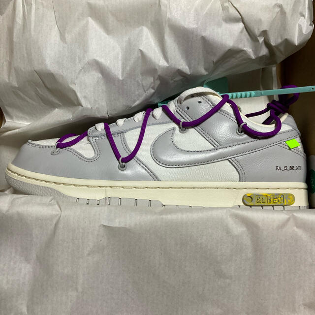 28cm NIKE off-white Dunk low 1 of 50 ‘21