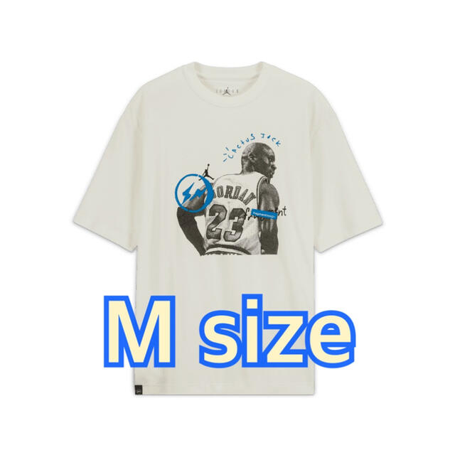 Tシャツ/カットソー(半袖/袖なし)NIKE Jordan Travis scott fragment Tシャツ