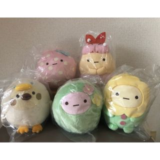 サンエックス(サンエックス)の【限定品】すみっコぐらし みにっコとあそぼ ぬいぐるみ 全5種 コンプリート(キャラクターグッズ)