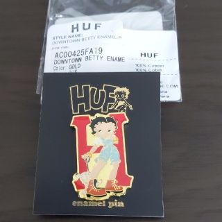 ハフ(HUF)の(新品未使用未開封)　ＨＵＦ✖ベティコラボ　pinz ピンバッジ(スケートボード)