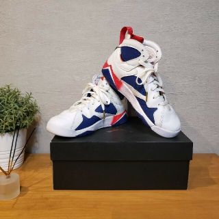 ナイキ(NIKE)のAIR JORDAN 7 RETRO GS OLYMPIC ALTERNATE(スニーカー)