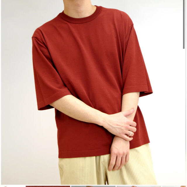 オーラリー　auralee  super hard twist knit tee メンズのトップス(Tシャツ/カットソー(半袖/袖なし))の商品写真