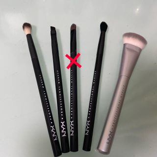 エヌワイエックス(NYX)のNYX ブラシ　アイシャドウ　ハイライト　コンシーラー　ニックス　(ブラシ・チップ)