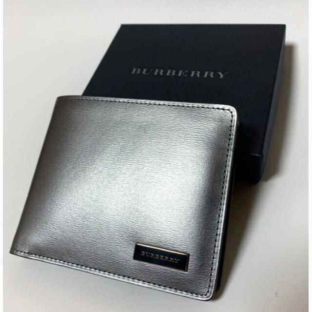 新作モデル  BURBERRY - バーバリー　二つ折り財布　メンズ　ノバチェック Burberry 希少カラー❗️ 折り財布