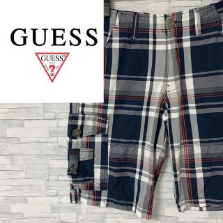 ゲス(GUESS)のゲス　GUESS ショートパンツ　チェック　M(ショートパンツ)