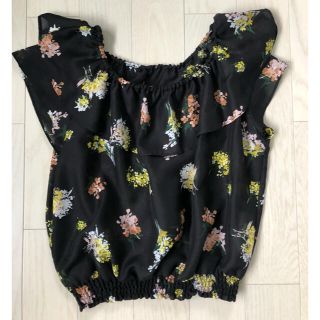 ロペピクニック(Rope' Picnic)の花柄 トップス ブラウス　ロペピクニック　フリル　シフォン(シャツ/ブラウス(長袖/七分))