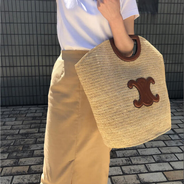 新品 セリーヌ（CELINE） トリオンフ カバ クラシックパニエ　カゴバッグ