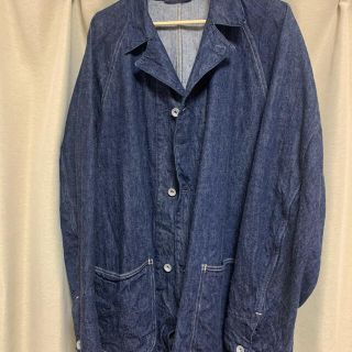 コモリ(COMOLI)の極美品 21ss COMOLI (コモリ) デニム ワークジャケット2(カバーオール)