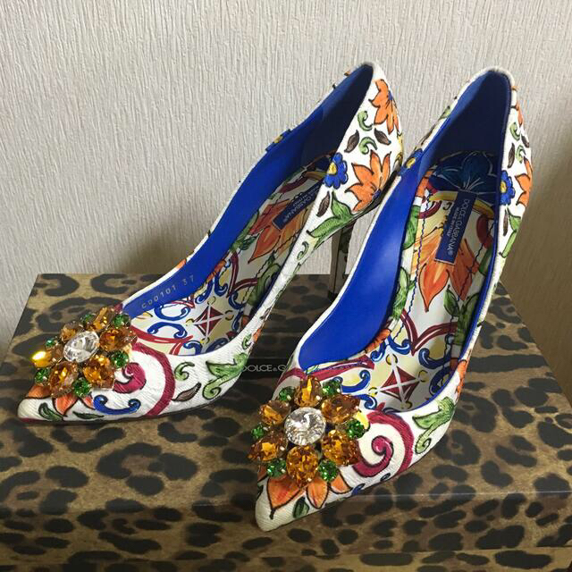 DOLCE&GABBANA - ドルチェアンドガッバーナ マヨルカビジューパンプス