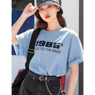 SHEIN ロゴTシャツ(Tシャツ(半袖/袖なし))