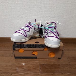 オフホワイト(OFF-WHITE)のoff-white nike ダンク 28cm lot21(スニーカー)