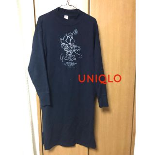 ユニクロ ミッキー ひざ丈ワンピース レディース の通販 78点 Uniqloのレディースを買うならラクマ