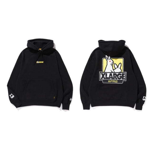 トップス【最安値】XLARGE FR2 コラボパーカー  Lサイズ