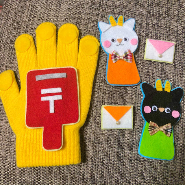 手袋シアター　やぎさんゆうびん キッズ/ベビー/マタニティのおもちゃ(知育玩具)の商品写真