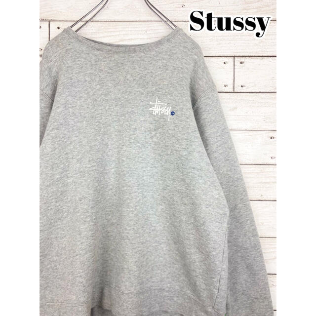 STUSSY(ステューシー)の【Stussy】スウェット 胸ロゴ◎ バックロゴ◎ ワンポイント◎ ゆるだぼ◎ メンズのトップス(スウェット)の商品写真