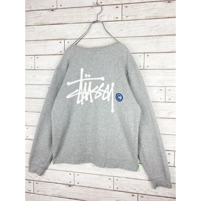 Stussy】スウェット 胸ロゴ◎ バックロゴ◎ ワンポイント◎ ゆるだぼ