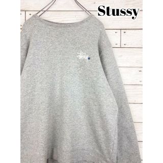 ステューシー(STUSSY)の【Stussy】スウェット 胸ロゴ◎ バックロゴ◎ ワンポイント◎ ゆるだぼ◎(スウェット)