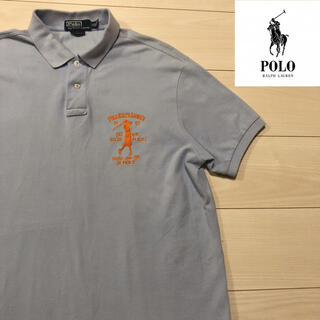 ポロラルフローレン(POLO RALPH LAUREN)のPOLO  RALPHLAUREN ビッグロゴ　刺繍　GOLF ポロシャツ　XL(ポロシャツ)
