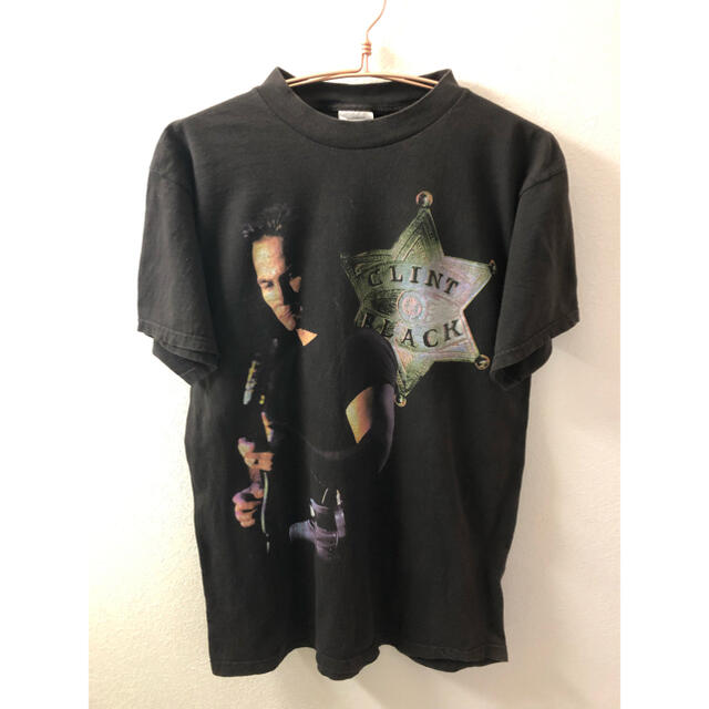 CLINT BLACK クリントブラック Tシャツ 95s 古着 ヴィンテージ メンズのトップス(Tシャツ/カットソー(半袖/袖なし))の商品写真