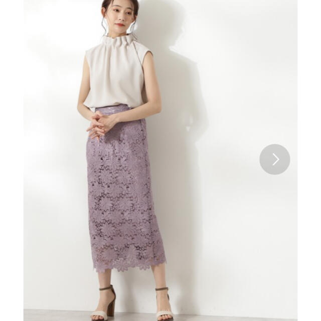 N.Natural beauty basic - ケミカルレースロングスカートの通販 by