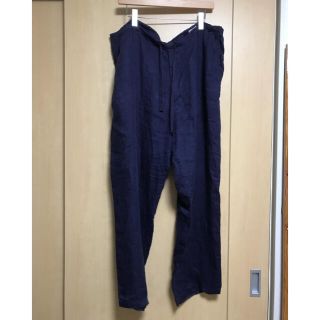 コモリ(COMOLI)のcomoli 21ss リネンwクロス パンツ FRENCH NAVY 2(スラックス)