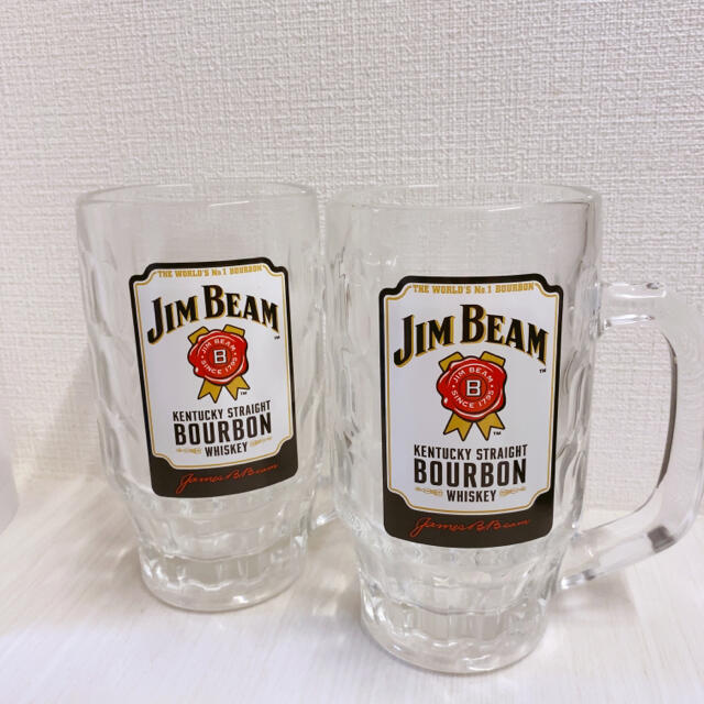 ジムビーム メガジョッキ 2個セット インテリア/住まい/日用品のキッチン/食器(グラス/カップ)の商品写真