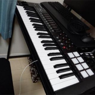 【質問可】49鍵midiキーボード(箱有)&フットペダル(MIDIコントローラー)