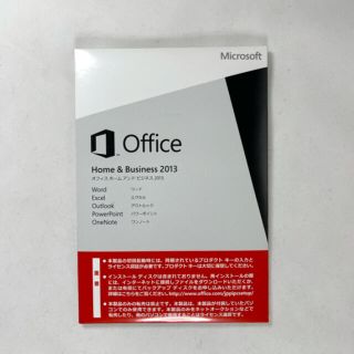 マイクロソフト(Microsoft)のMicrosoft Office Home&Business  2013 OEM(PCパーツ)