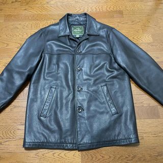 エディーバウアー(Eddie Bauer)のエディバウアー皮のコート　XL(ダウンジャケット)