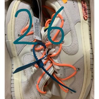 オフホワイト(OFF-WHITE)のNIKE off-white Dunk Low (スニーカー)