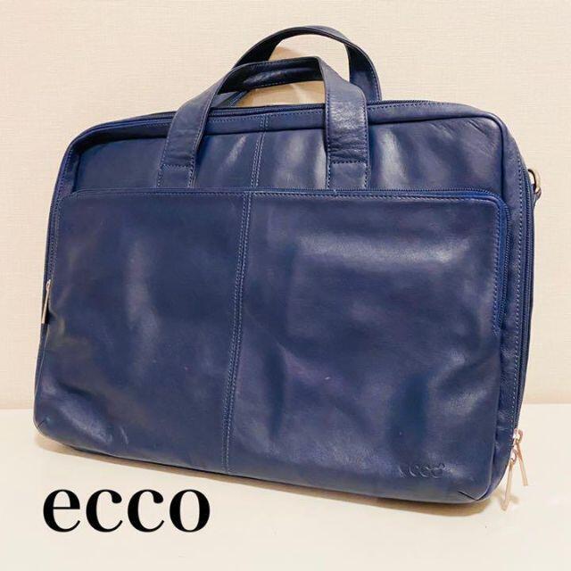 ecco ビジネスバッグ レザーバッグ メンズのバッグ(ビジネスバッグ)の商品写真