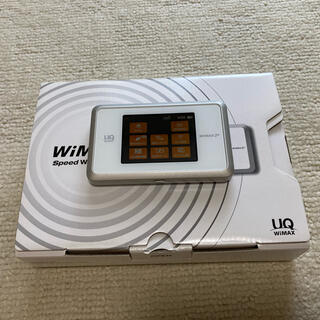 エヌイーシー(NEC)のUQ WiMax2＋ Speed WX03 モバイルルーター(その他)