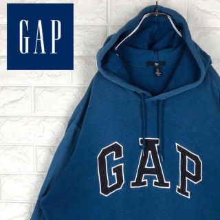 ギャップ(GAP)のギャップ 90s デカロゴ ワンポイント スウェット パーカー オーバーサイズ(パーカー)