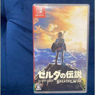 ニンテンドースイッチ(Nintendo Switch)の【美品】ゼルダの伝説　ブレスオブザワイルド 任天堂 switch スイッチ(家庭用ゲームソフト)