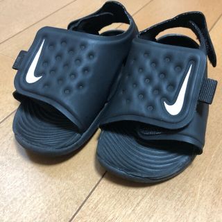 ナイキ(NIKE)のNIKE 黒 キッズ サンダル 12cm(サンダル)