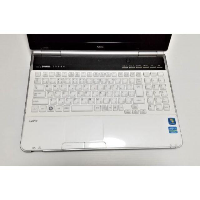 NEC(エヌイーシー)の◎最終値引き★美良品NEC★ i5/6G/新品SSD/BD/オフィス/ヤマハ スマホ/家電/カメラのPC/タブレット(ノートPC)の商品写真