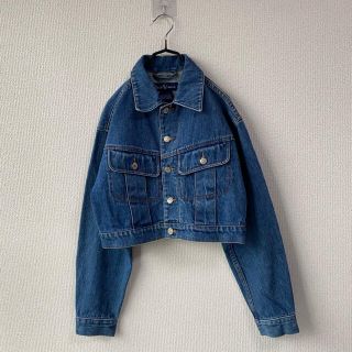 ポロラルフローレン(POLO RALPH LAUREN)の90s Ralph Lauren デニム ジャケット S ショート古着 オールド(Gジャン/デニムジャケット)