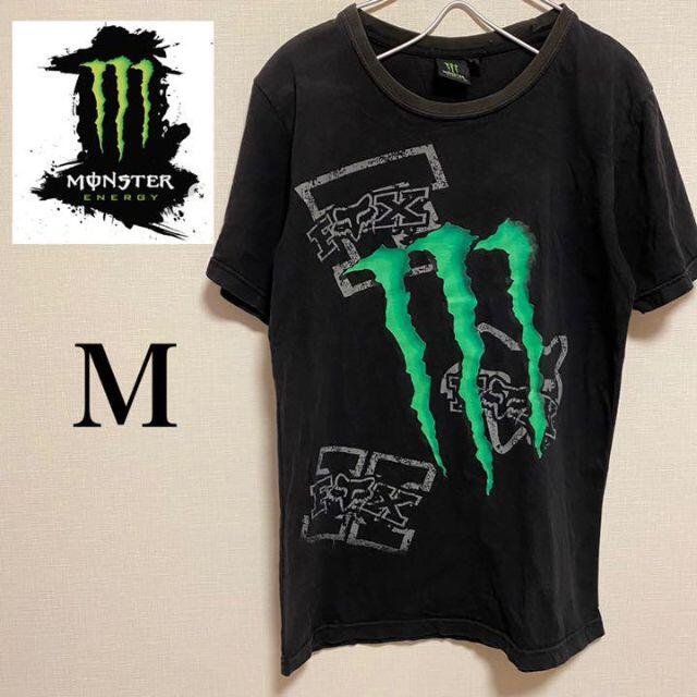 【レア】モンスターTシャツ　MonsterEnergyDrink FOXコラボ メンズのトップス(Tシャツ/カットソー(半袖/袖なし))の商品写真