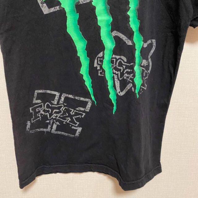 【レア】モンスターTシャツ　MonsterEnergyDrink FOXコラボ メンズのトップス(Tシャツ/カットソー(半袖/袖なし))の商品写真