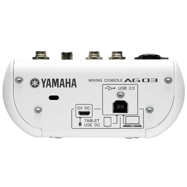 YAMAHA 3チャンネルミキサー AG03 XLRケーブルセット 3