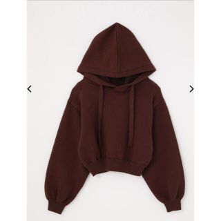 リエンダ(rienda)のBack Logo Hoodie Knit TOP-R(パーカー)