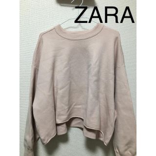 ザラ(ZARA)のZARA スウェット　ピンク(トレーナー/スウェット)