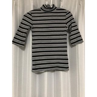 ザラ(ZARA)のTシャツ　カットソー　ボーダー(カットソー(長袖/七分))