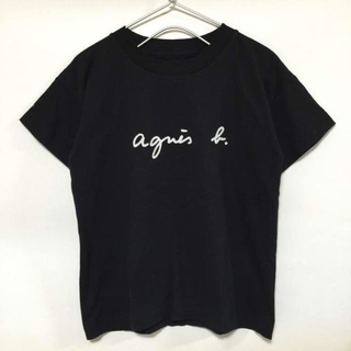 アニエスベー(agnes b.)のagnes b ティーシャツ ブラック(Tシャツ(半袖/袖なし))